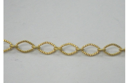 Cadena eslabón 5mm Oro