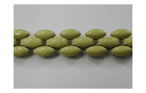 Cadena Paves 8mm ancho beige verdoso