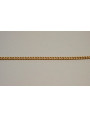 Cadena plana 1mm ancho  Oro Mate