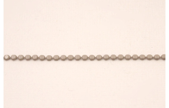 Cadena pastillas esmaltadas 2*1,5*1mm Visón