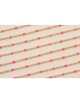 Cadena de 1,5mm O.mate con Microesmalte Rosa Fuxia