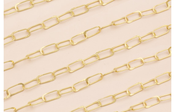 Cadena Eslabón aplastado soldado 15*7mm