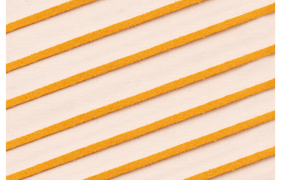 Tira cuero 1 metro-  2mm*0,7 grosor Ambar