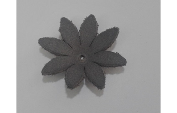 Flor 30mm Gris claro