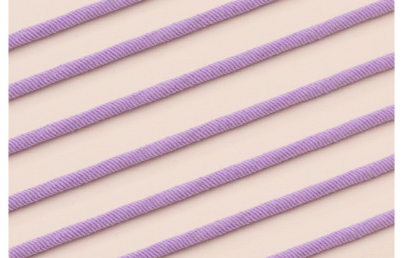 Cordón Elástico 3mm Lila