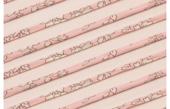 Lazo espaqueti 4mm liberty Flores Rosas