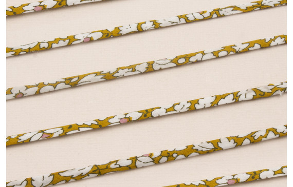 Lazo Liberty 4mm Amarillos y Blancos