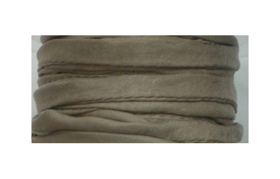 Cinta de seda Natural cosida 5-7mm Rosa Empolvado