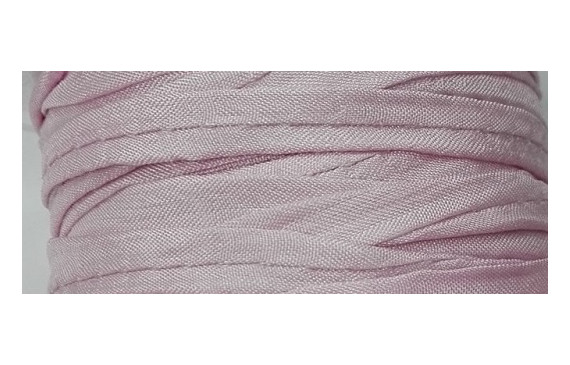 Cinta de seda Natural cosida 5-7mm lila