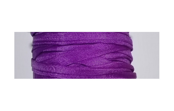 Cinta de seda Natural cosida 5-7mm Morado