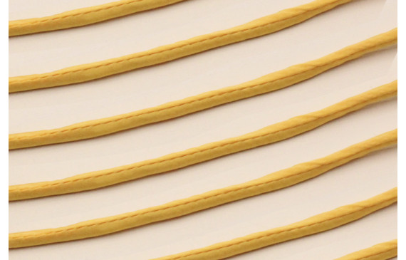 Cordón de SEDA 3mm relleno color Amarillo