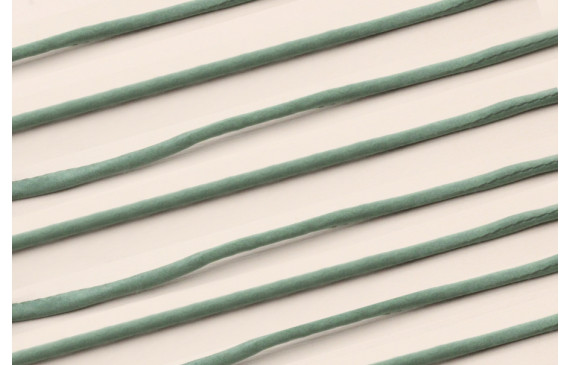 Cordón de SEDA 3mm relleno color verde