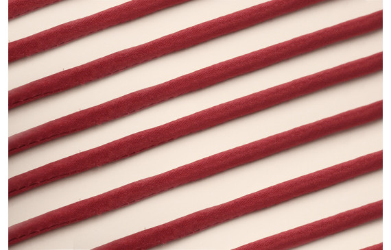 Cordón de SEDA 3mm relleno color Granate