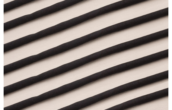 Cordón de SEDA 3mm relleno color Negro