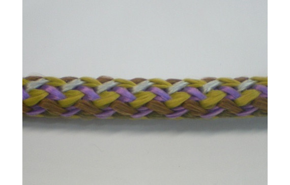 Cordón trenzado multicolor de 10mm Mezcla 1