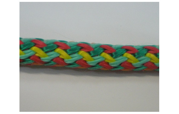 Cordón trenzado multicolor de 10mm Mezcla 4