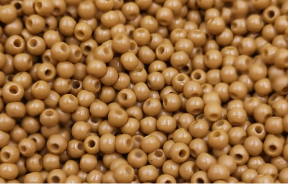 10 gramos de Abalorio cristal Marrón