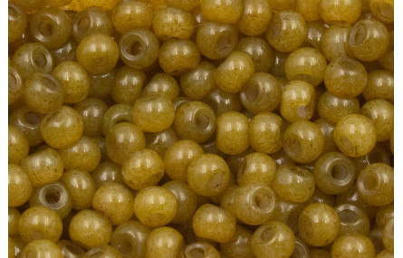 10 gramos Abalorio Verde musgo 4mm