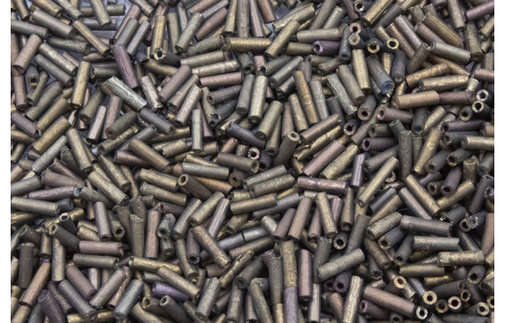 10 gramos de Canutillo de 6mm color Cobrizo