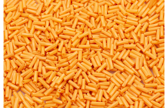 10 gramos de canutillo cristal 5mm Naranja