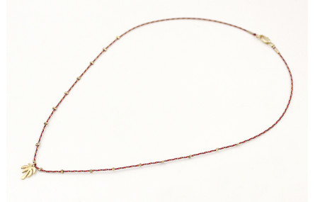 Solitario con hilo micro driza rojo,oro,morado con