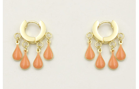 Pendientes acero inoxidable con cierre de arandela