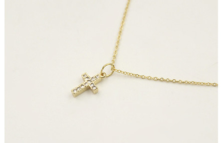 Solitario de acero inoxidable con cadena de eslabó