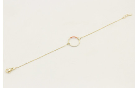 Pulsera de acero inoxidable con cadena de eslabón 