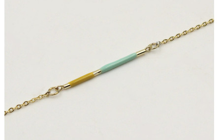 Pulsera de acero inoxidable con cadena de eslabón 