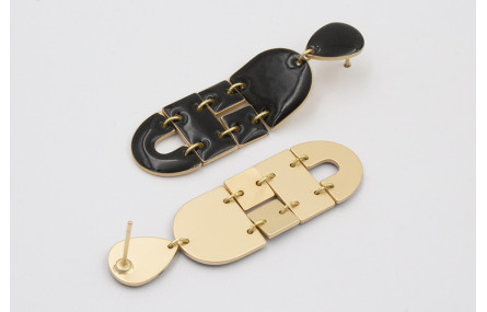 Pendientes perno gota, semi ovalo, cuadrado, recta