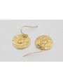 Pendientes ORO 18K-3 micras gancho sencillo y chap