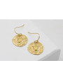 Pendientes ORO 18K-3 micras gancho sencillo y chap
