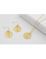 Pendientes ORO 18K-3 micras gancho sencillo y chap
