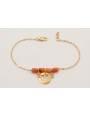 Pulsera cadena eslabón pequeño  ORO-18K-3MICRAS co