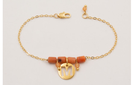 Pulsera cadena eslabón pequeño  ORO-18K-3MICRAS co