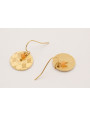 Pendientes  ORO-18K-3MICRAS pendiente gancho senci