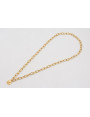Collar ACERO cadena dorada eslabones y estrella