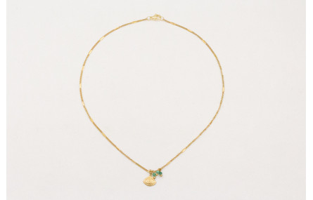 Solitario HACER INOX. Con cadena eslabón plano con