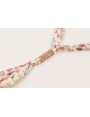 Collar lazo liberty ancho con estampado flores lil