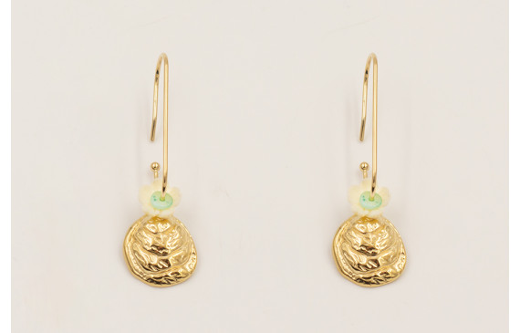 Pendientes gancho semicerrado acero inoxidable con