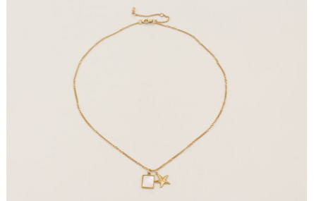 Collar cadena acero inoxidable con colgante estrel