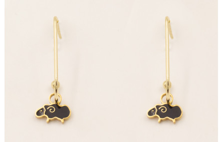 Pendientes ACERO INOXIDABLE perno anzuelo con colg