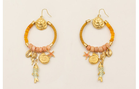 Pendientes ACERO INOXIDABLE gancho sencillo, aro g