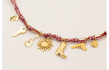 Collar ACERO INOXIDABLE varios colgante perro, lla