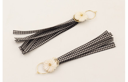 Pendientes ACERO INOXIDABLE aro pequeño floco lazo