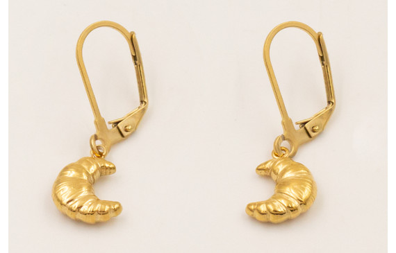 Pendiente de gancho de acero inoxidable con  colga