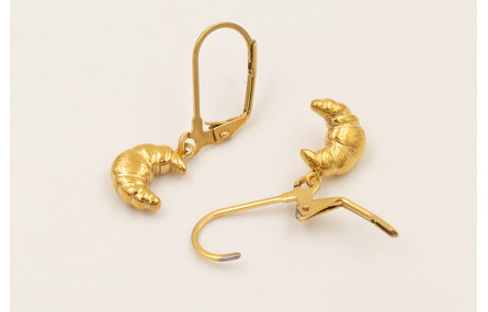 Pendiente de gancho de acero inoxidable con  colga