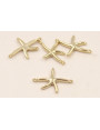 Pieza Estrella de Mar 15*10*1,5 Oro 18K 3m.