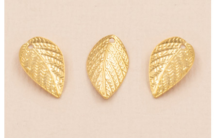 Pétalo 14*8mm Baño Oro 18K 3Micras