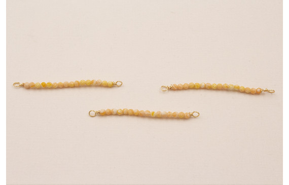 Bastón de 40mm con piedra Cuarzo Melocotón